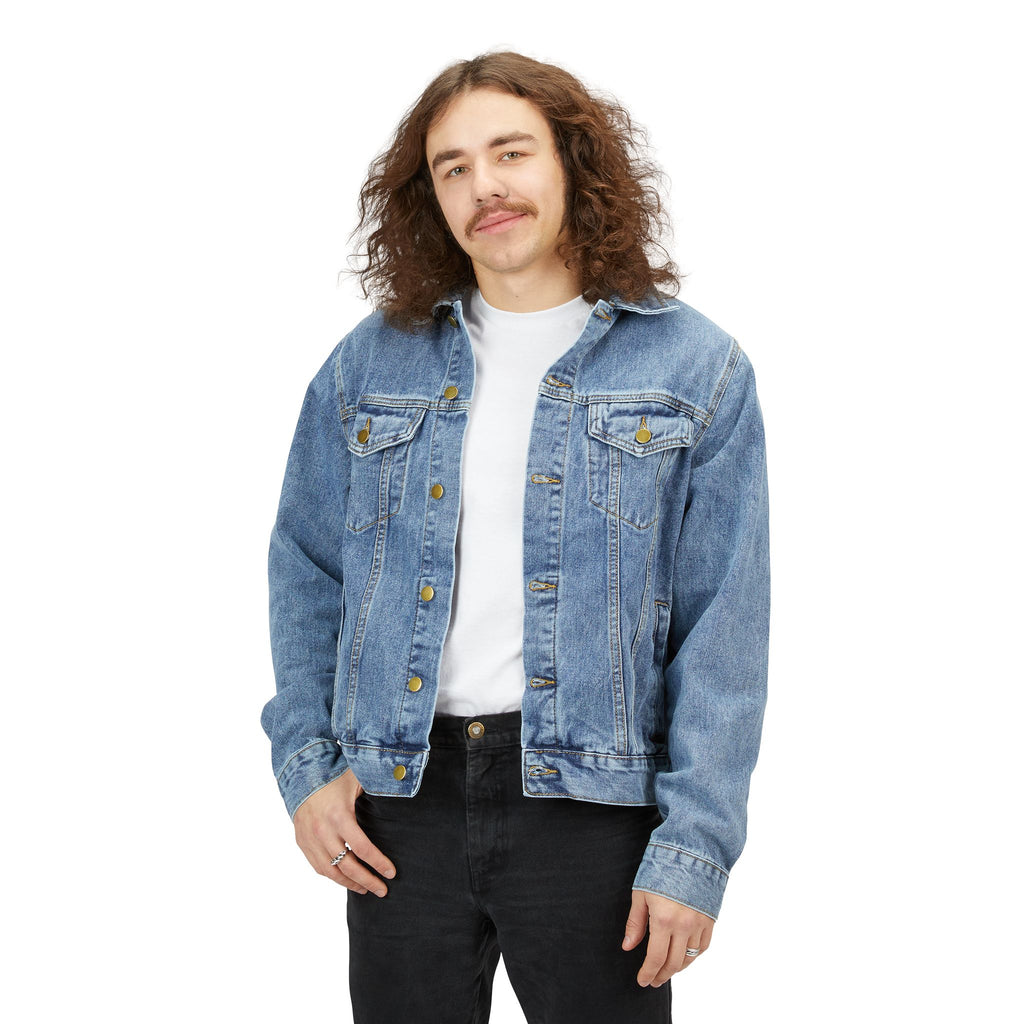 Denim Jacket — Omina Studio Graffiti Back Logo Printify