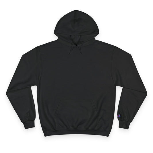 Omina Logo Hoodie — Minimalist Back Print Champion-Style Pullover Printify