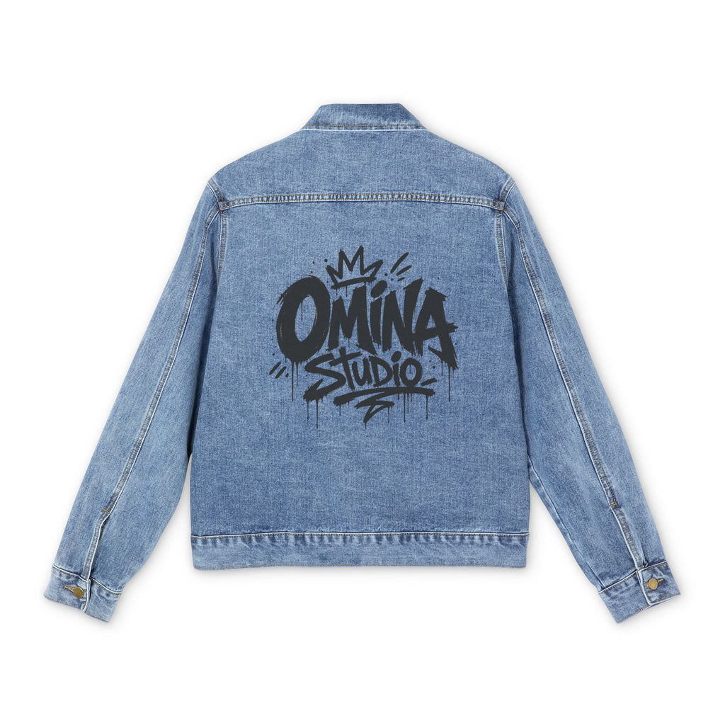 Denim Jacket — Omina Studio Graffiti Back Logo Printify