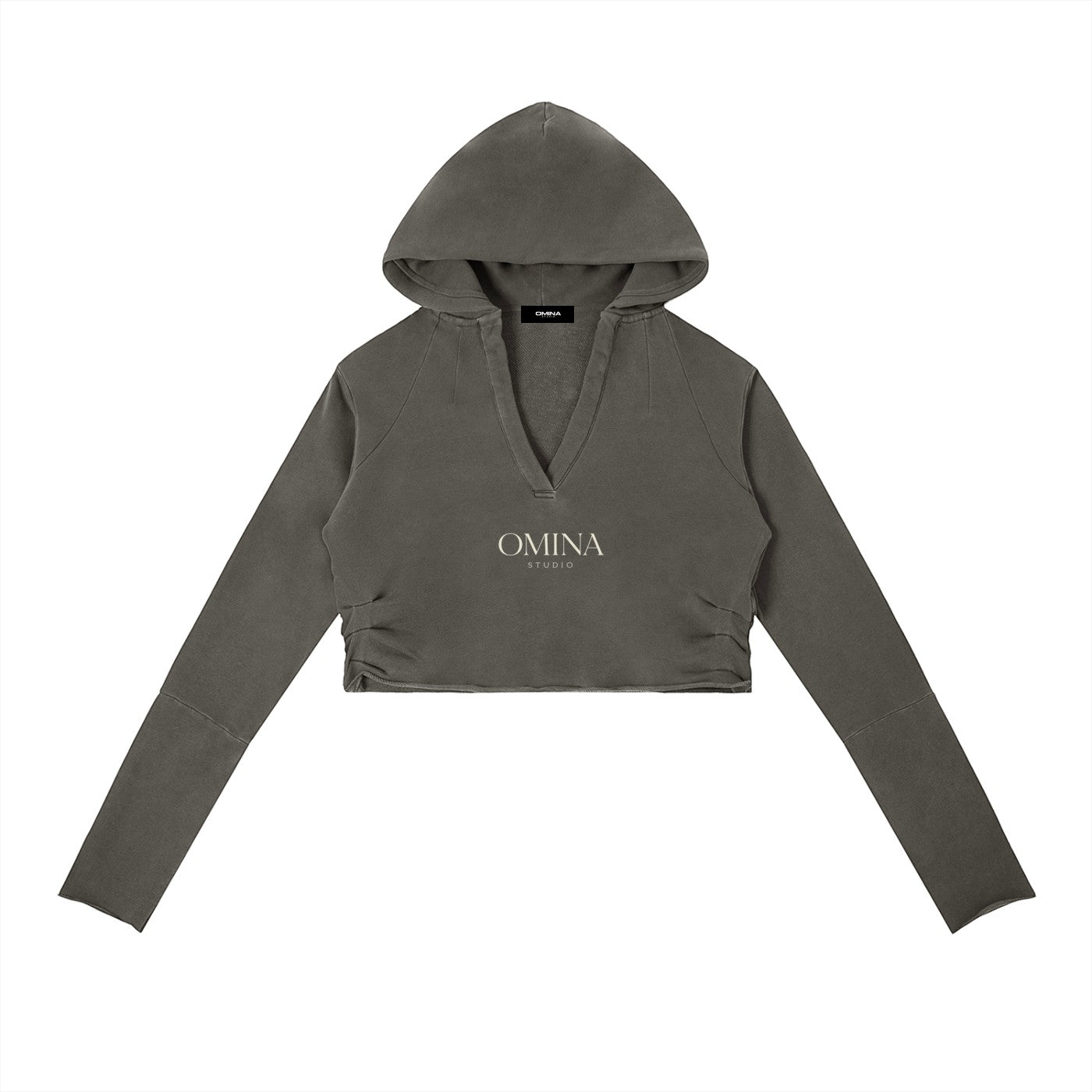 Vintage Washed Raw Edge Hoodie ODMPOD