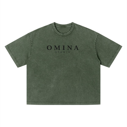 Unisex Vintage Wash Boxy T-Shirt ODMPOD