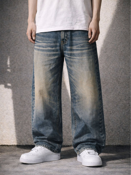 SANDWASH BAGGY DENIM UNDEVELOPED