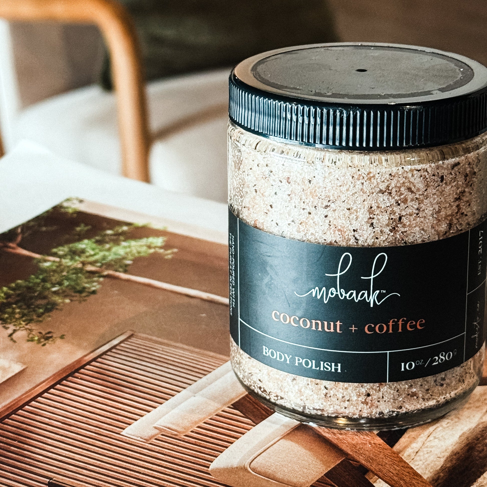 Coconut + Coffee  Body Polish Mobaak Aromatherapy Shoppe