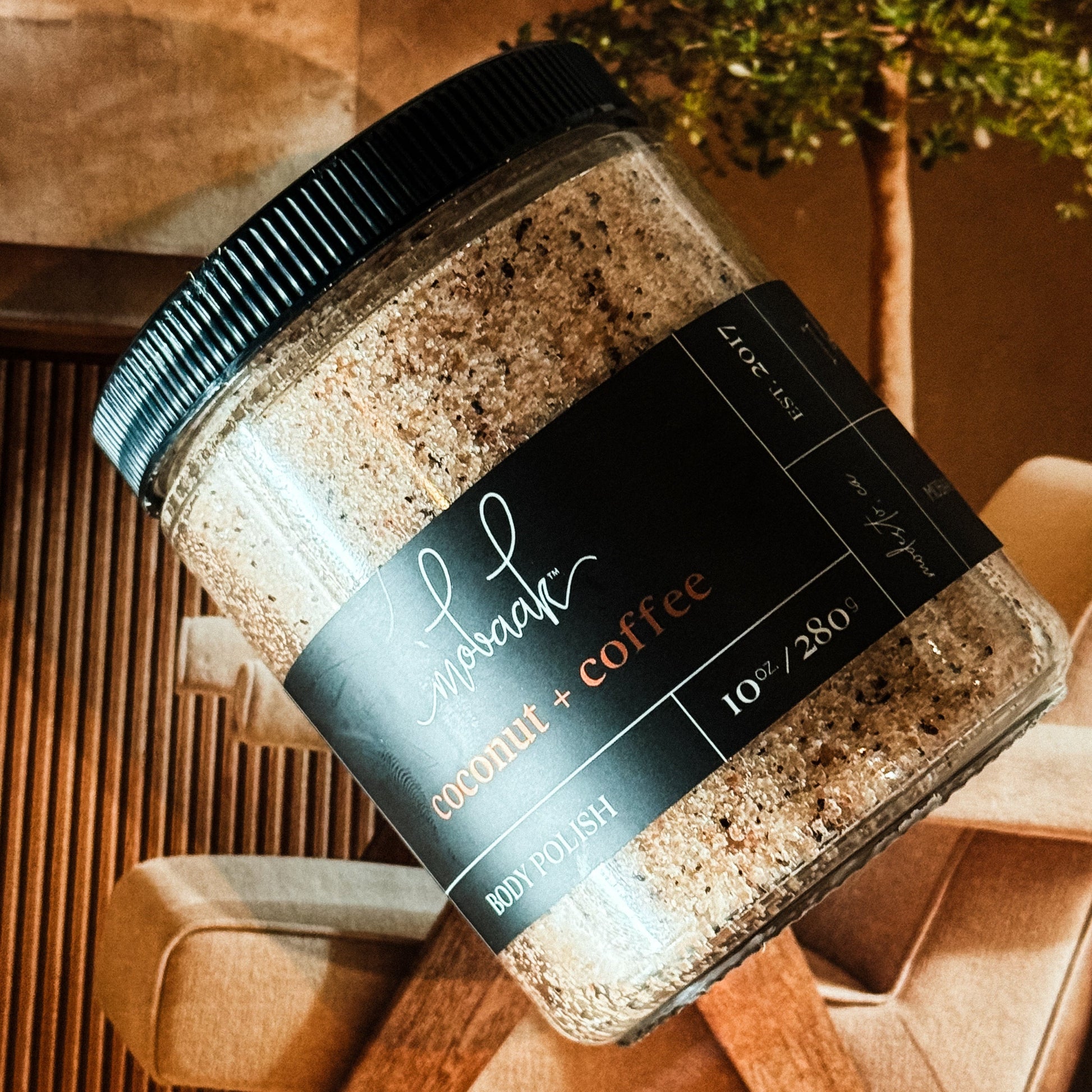 Coconut + Coffee  Body Polish Mobaak Aromatherapy Shoppe