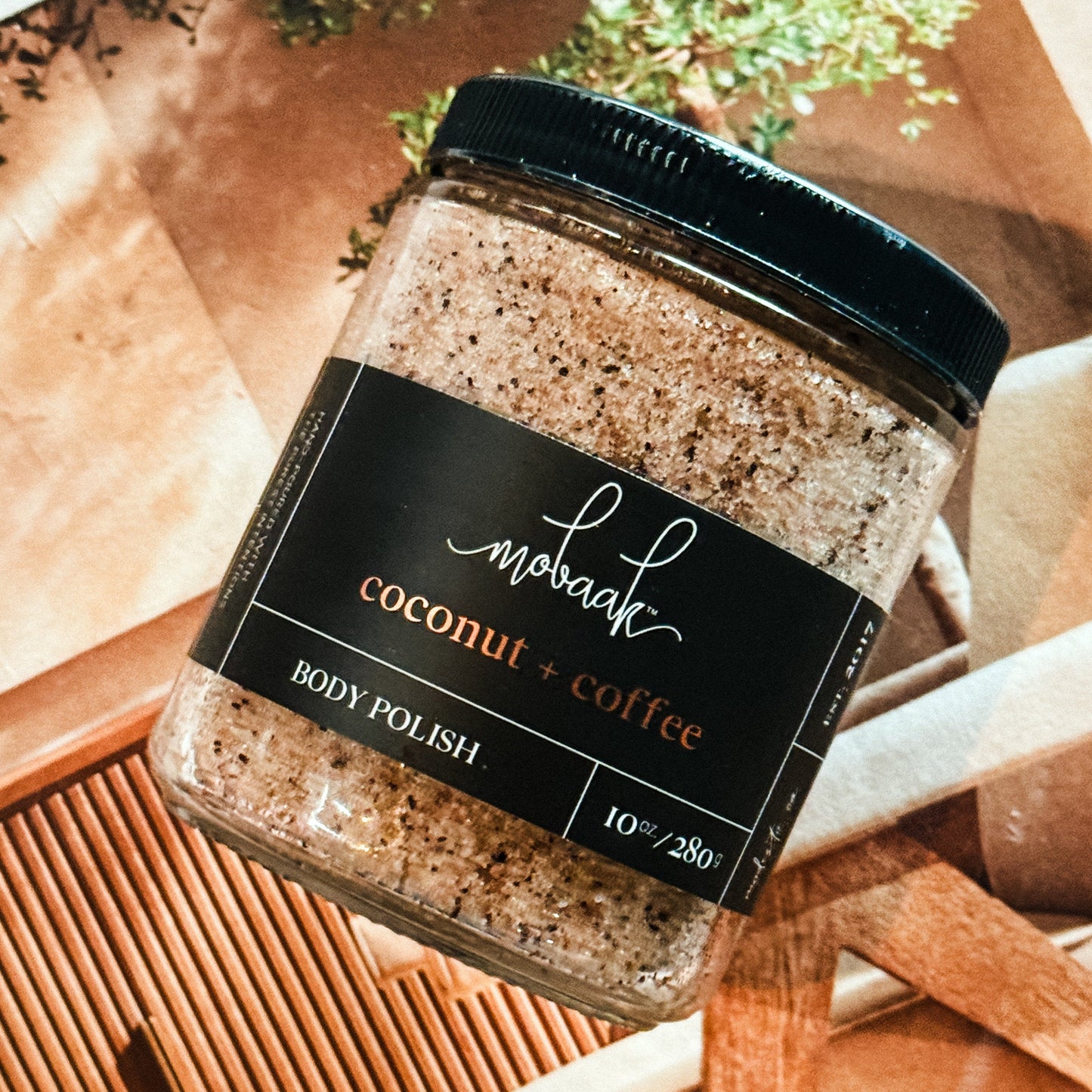 Coconut + Coffee  Body Polish Mobaak Aromatherapy Shoppe