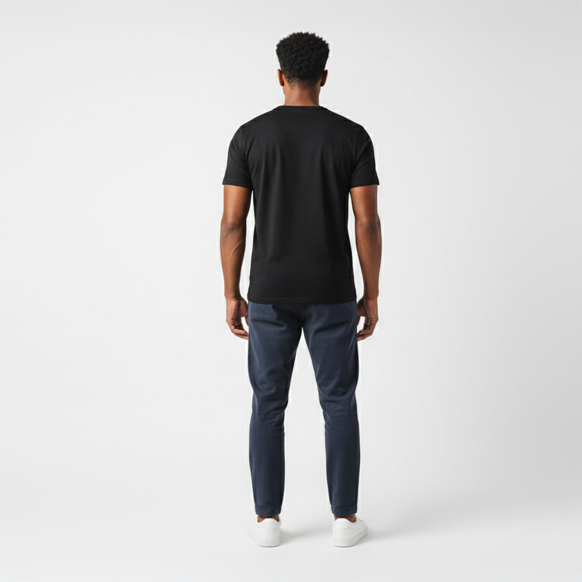Elijah Black Short Sleeve Crew Auragen