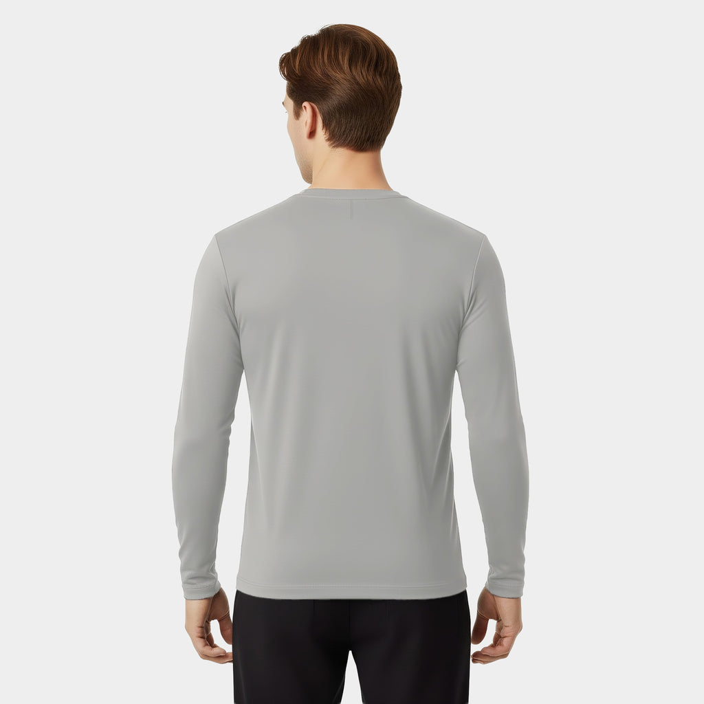 Mason Grey Long Sleeve Crew Auragen