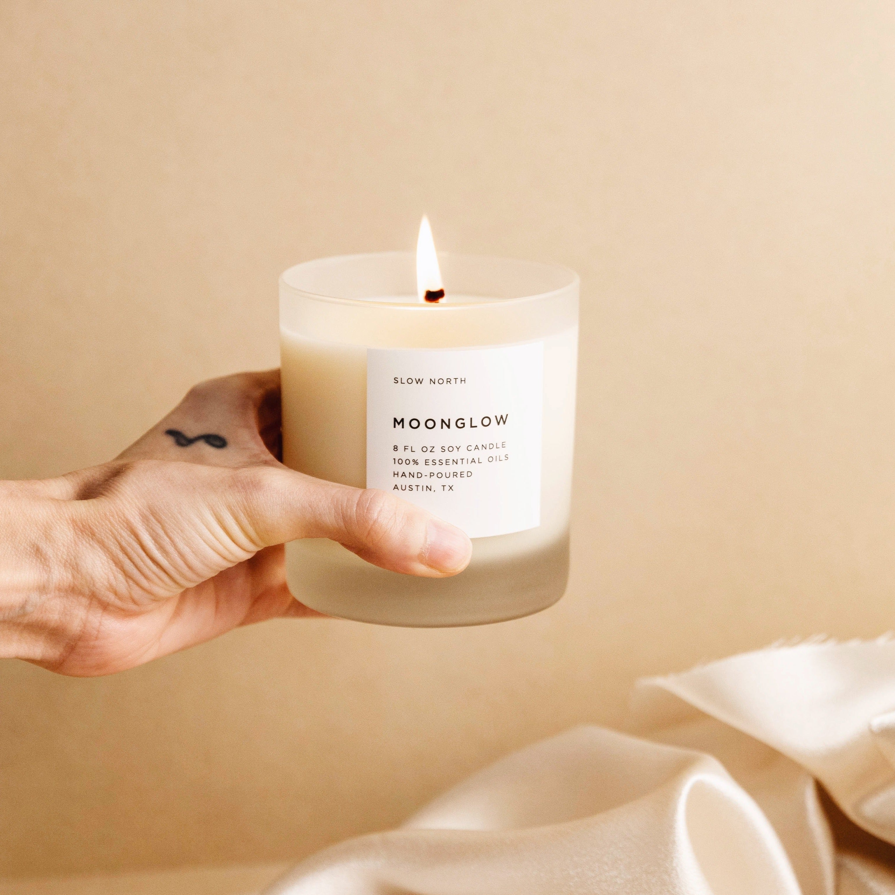 Moonglow - Signature Candle (Patchouli + Cinnamon + Black Pepper) Slow North
