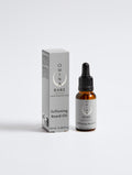 Omina Bare softening beard oil bottle and packaging on a white background