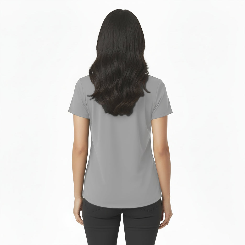 Kenzi Grey Short Sleeve Crew Auragen