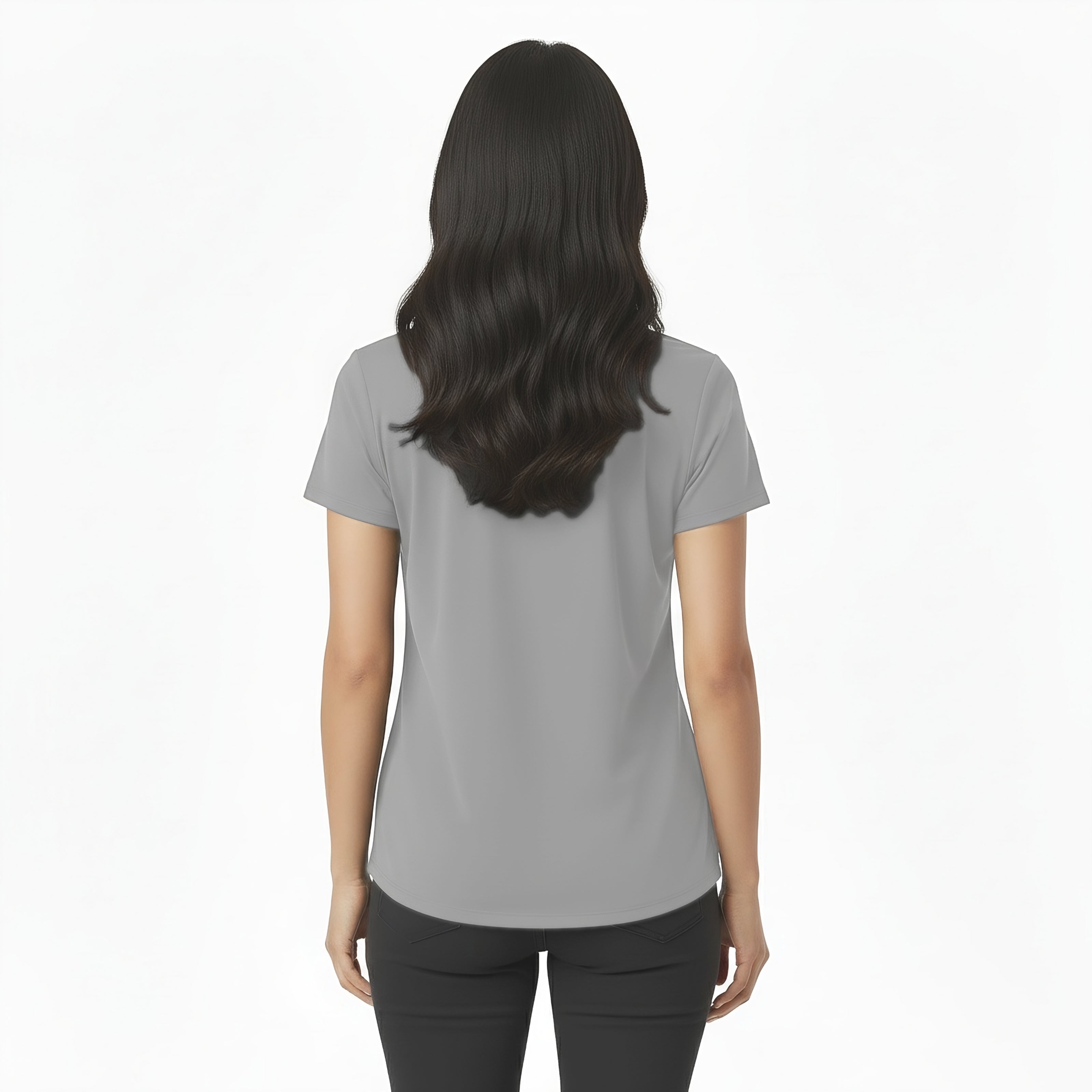 Kenzi Grey Short Sleeve Crew Auragen