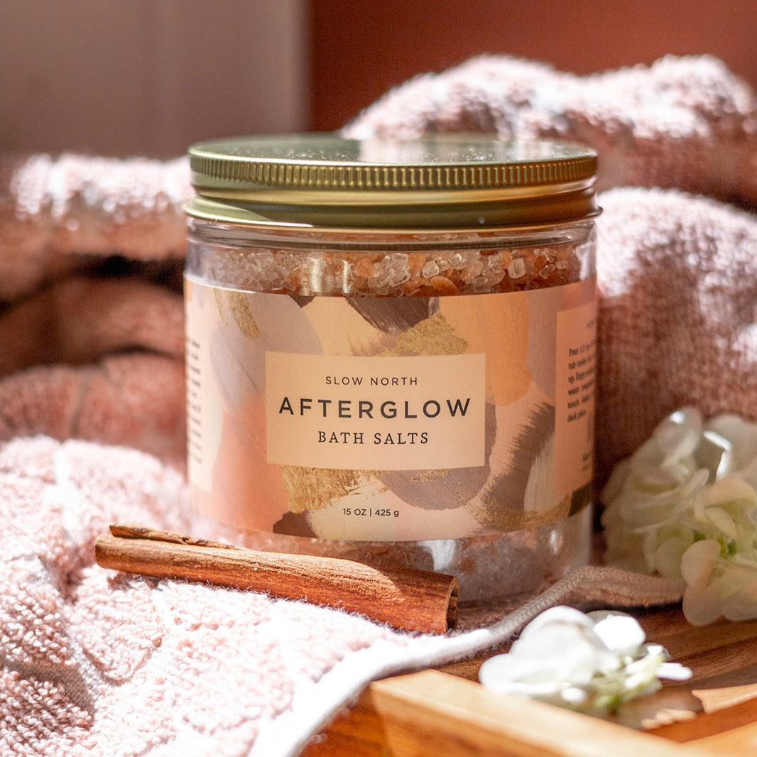 Sales de baño Afterglow - Tarro de 15 oz