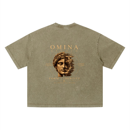 Unisex Vintage Wash Boxy T-Shirt ODMPOD