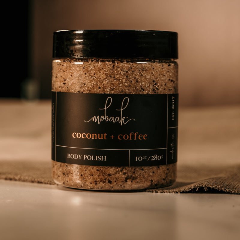 Coconut + Coffee  Body Polish Mobaak Aromatherapy Shoppe