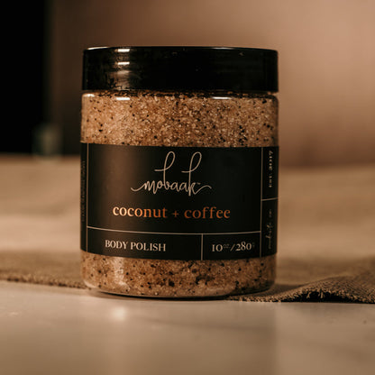 Coconut + Coffee  Body Polish Mobaak Aromatherapy Shoppe
