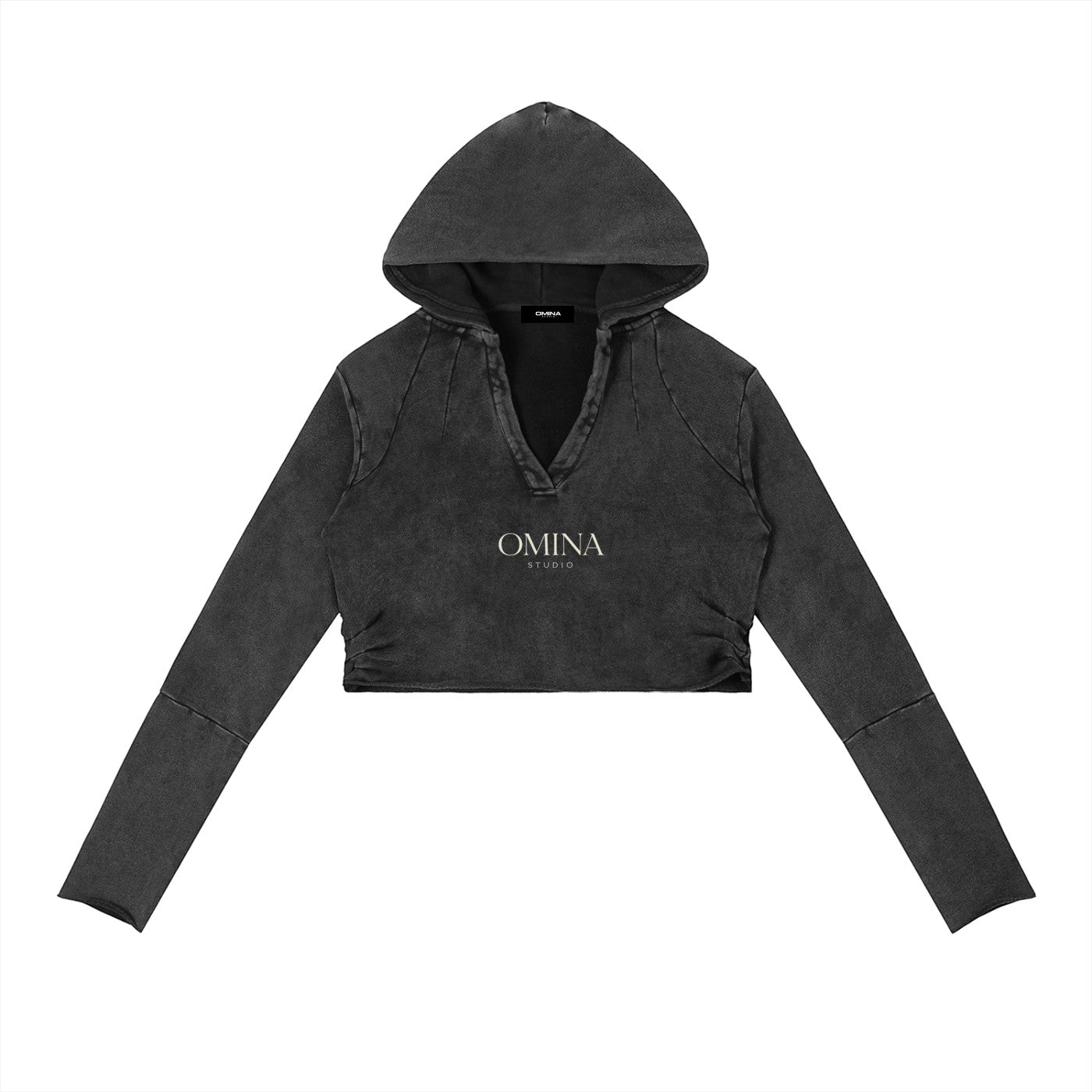 Vintage Washed Raw Edge Hoodie ODMPOD
