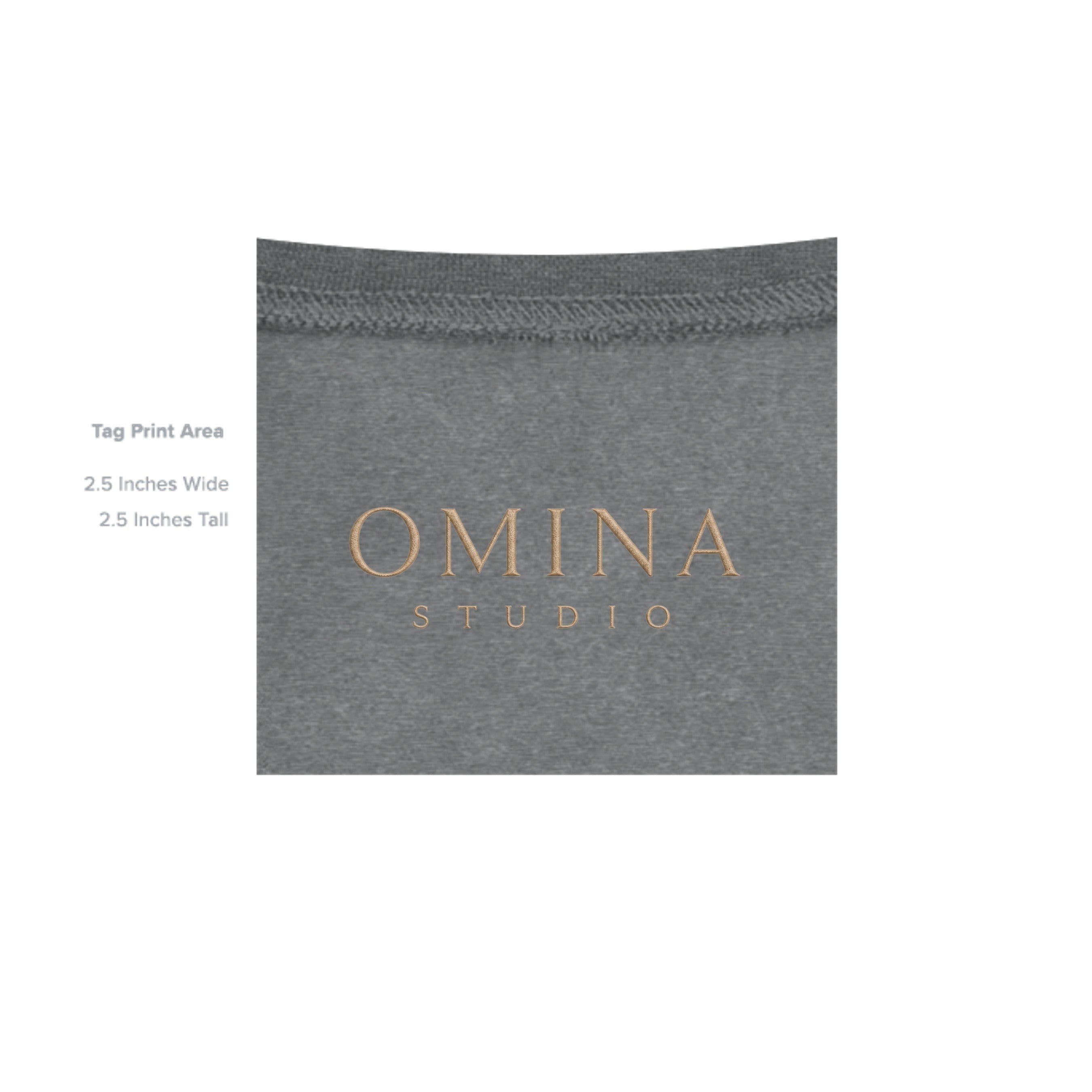 Omina grey marl cotton blend hoodie with Medusa graphic print and drawstring hood.