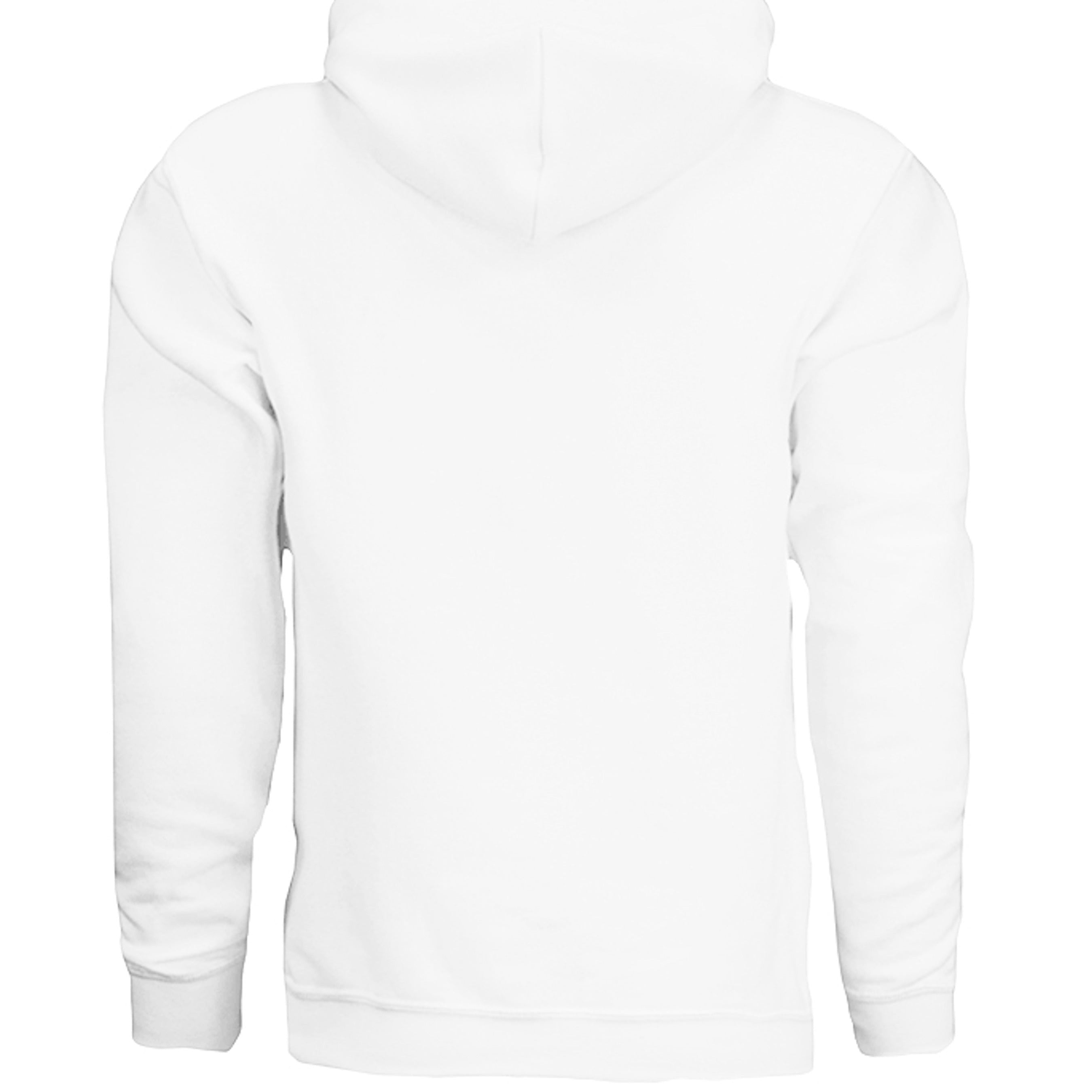 OMINA Studio white cotton-blend hoodie with minimalist bust graphic and serif lettering on sleeves.