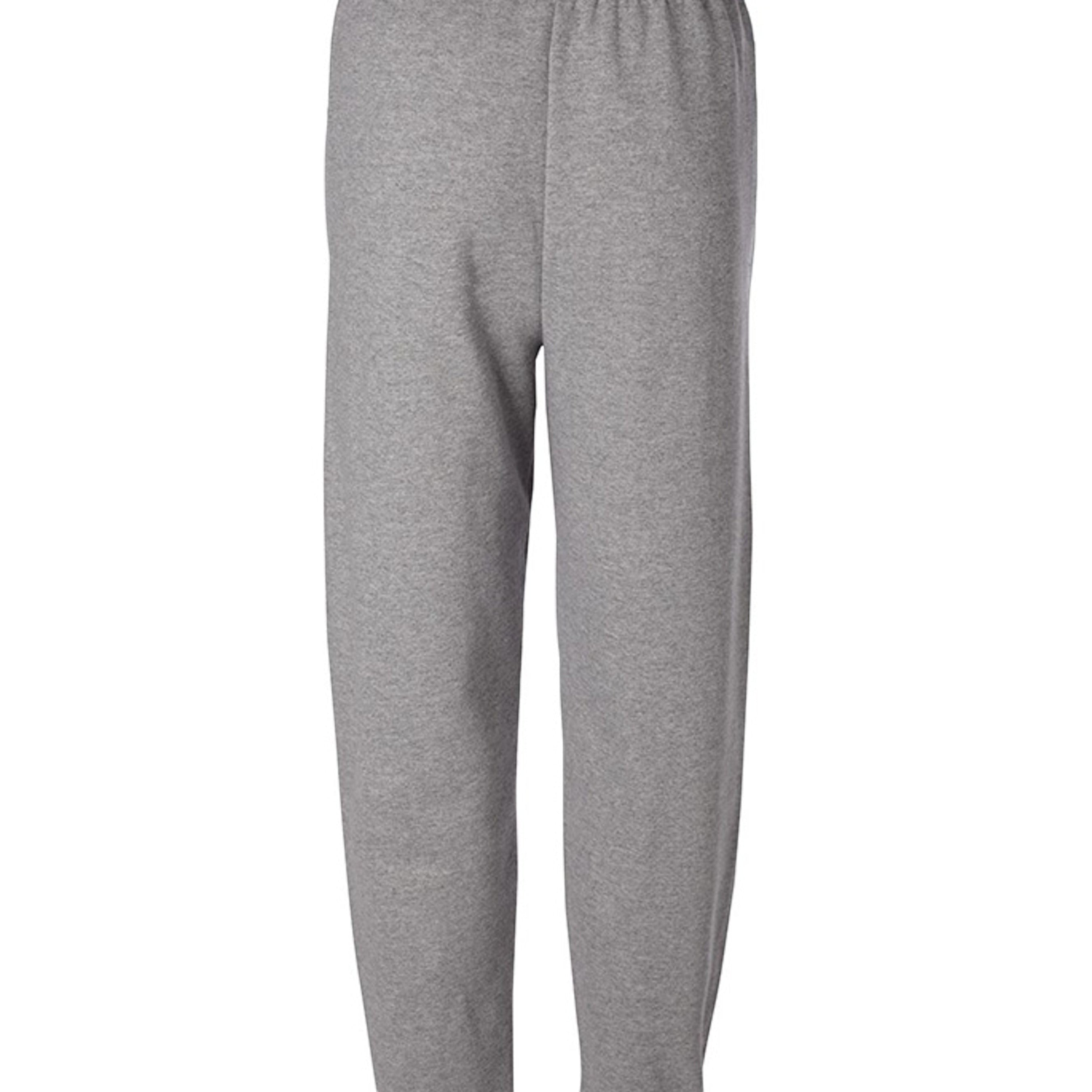 Omina Youth grey sweatpants made from soft premium fabric with a relaxed fit and adjustable waistband.
